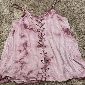 American Eagle tank top, pink, size medium